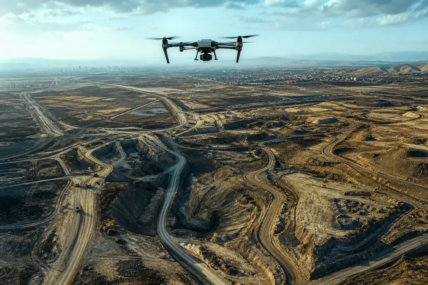 Ankara drone haritalama ile plankote uçuşu